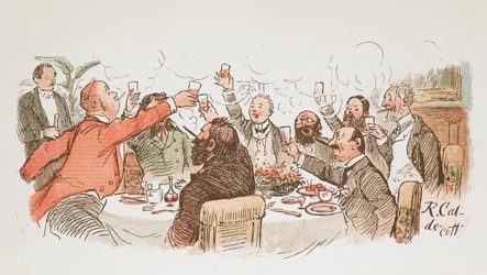 Un brindis.