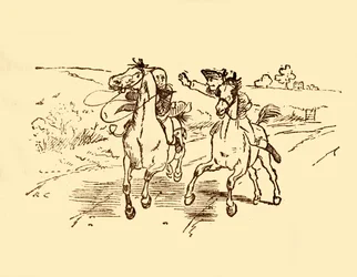 John Gilpin es encontrado por el mozo de la posada Bell, 1878