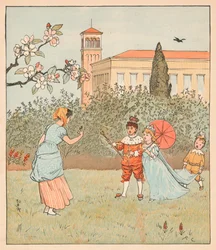 La Doncella y el Jenny Wren, 1880