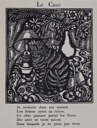 El gato - en "Le Bestiaire ou cortege d