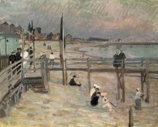 En la playa de Sainte-Adresse