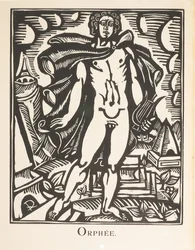Orfeo, ilustración de "Le Bestiaire ou Cortège d