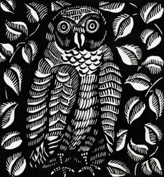 Búho, para el poema Le hibou, de Le Bestiaire ou Cortege d