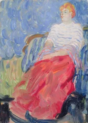 Retrato de la hermana del artista, Suzanne Dufy