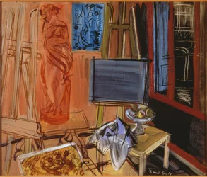Estudio con bol de fruta