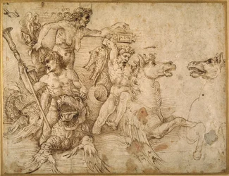 Batalla de los Tritones, después de Andrea Mantegna