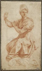 Figura femenina alegórica; Alegoría de Fides