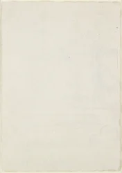 Verso: Ligeros apuntes arquitectónicos incluyendo un plano cruciforme, WA1846.160 (pluma y tinta marrón sobre estilete ciego, algunas trazas de plomo o tiza)