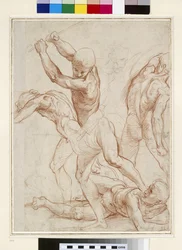 Combate de hombres desnudos