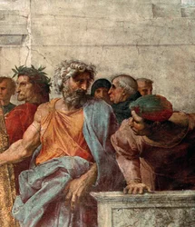 Disputa, de la Stanza della Segnatura, 1508-11 (detalle)
