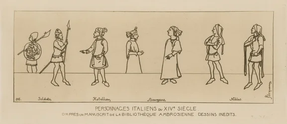 Personajes italianos del siglo XIV