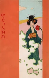 Geisha, c.1900 (ilustración)