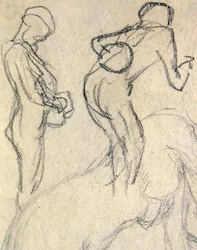 Estudio de desnudo, c. 1905