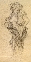 Estudio de desnudo, c. 1905