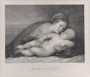 La Madonna abrazando al niño Cristo dormido, 1797