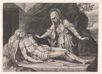María con el cuerpo de Cristo
