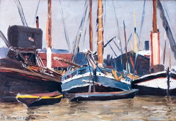 Barcos en un puerto
