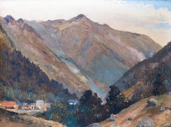 Paisaje de montaña (Pirineos)