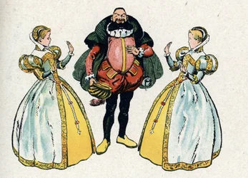 "Barbe-Bleue" de los cuentos de hadas de Charles Perrault (ilustración) hacia 1920