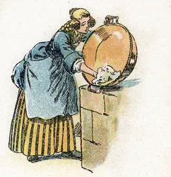 Ilustración de "Cenicienta" para los Cuentos de Hadas de Charles Perrault (ilustración) hacia 1920
