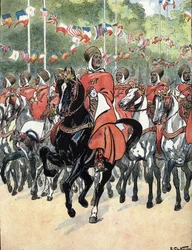 Primera Guerra Mundial: desfile de la victoria en los Campos Elíseos