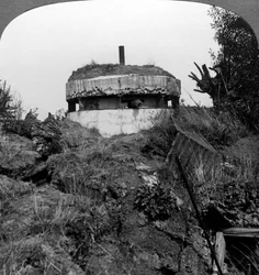 Búnker alemán, Bullecourt, Francia, Primera Guerra Mundial, 1917