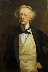 Retrato del poeta Coventry Patmore 1823-1896