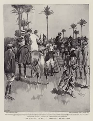 Un inglés en Egipto, Garrison Amusements (litografía)