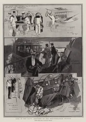 La vida en la Marina, Bocetos en la Estación Mediterránea (litografía)