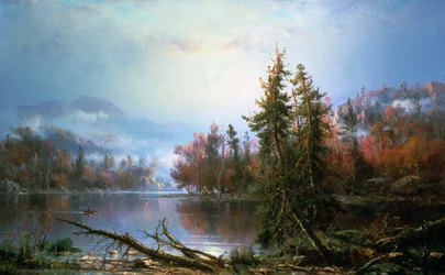 Paisaje otoñal, mediados-finales del siglo XIX