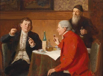 Una buena caída, la firma sigue siendo la parte superior derecha de Zimmermann