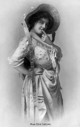 Evie Greene 1876-1917, actriz inglesa, 1905