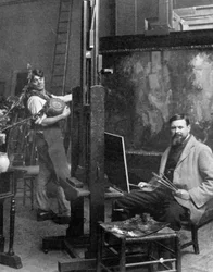 Sir Frank Brangwyn 1867-1956, artista galés, 1911-1912