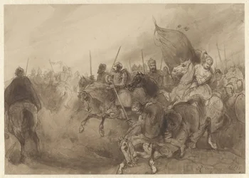Lucha ecuestre medieval