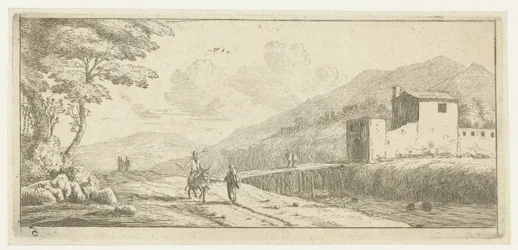 Paisaje con un hombre en un burro Varios Embarquements et autre Faicts (título de la serie) Varias embarcaciones y similares (título de la serie)