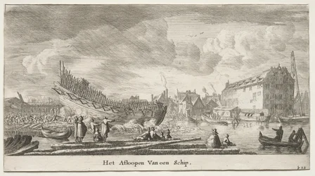 Barcos de Ámsterdam: Lanzamiento de un barco