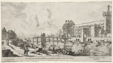 Vistas de París: Vista del Louvre y las Tullerías