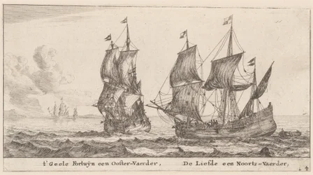 Dos Mercantes: el "Geele Fortuÿn," Comercializando en el Báltico, y el "Liefde," Comercializando en Noruega