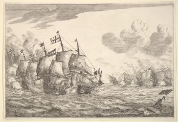 Batalla naval, siglo XVII