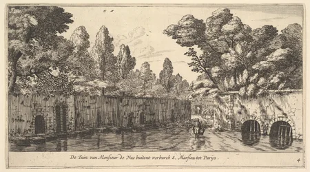 El Jardín de M. de Nue Fuera del Suburbio de S. Marceau cerca de París, siglo XVII