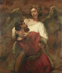 Jacob lucha con el ángel