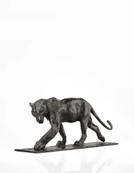 Pantera caminando, pata trasera levantada, c.1904