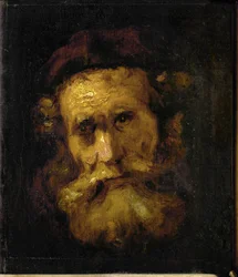 Un rabino (óleo sobre lienzo)
