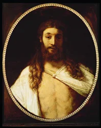 Cristo resucitado (pintura sobre lienzo)