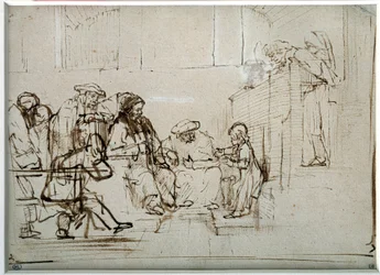 Niño Jesús con doctores