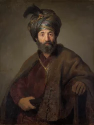 Hombre con traje oriental, c.1635