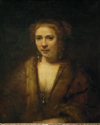 Retrato de Hendrijke Stoffels ...