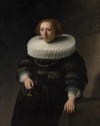 Retrato de una mujer, probablemente miembro de la familia Van Beresteyn