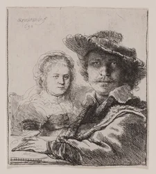 Autorretrato con Saskia