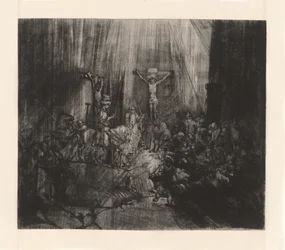 Las Tres Cruces, c.1653-55 (grabado)